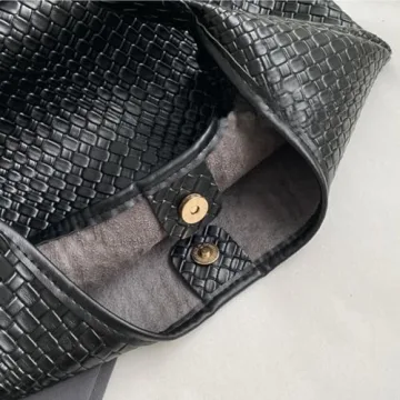 Stylish Ann Bully Woven Leather Shoulder Bag for Women