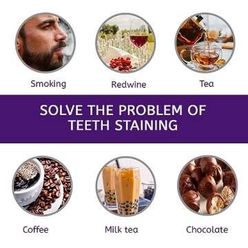 Purple Toothpaste for teeth whitening, Best Purple Toothpaste for Sensitive Teeth, Purple Teeth Whitening, Tooth Stain Removal, Teeth Whitening Booster, Teeth Whitener