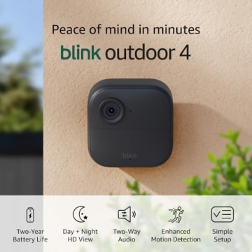 Blink Outdoor 4 - Two-Year Battery Life Smart Camera