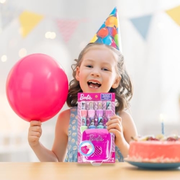 Barbie Nail Polish Set for Kids with Nail Dryer