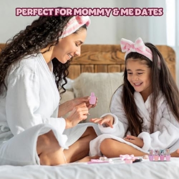 Barbie Nail Polish Set for Kids with Nail Dryer