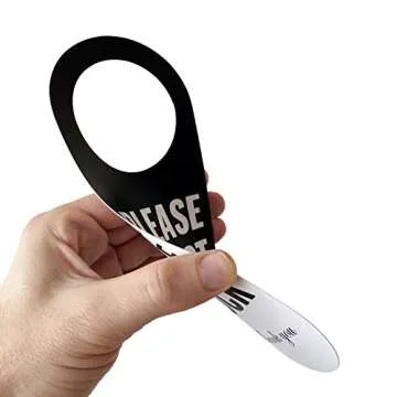 Do Not Disturb Door Hanger Sign for Office and Home Privacy