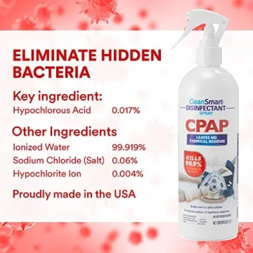 CleanSmart CPAP Disinfectant Spray for Optimal Equipment Hygiene