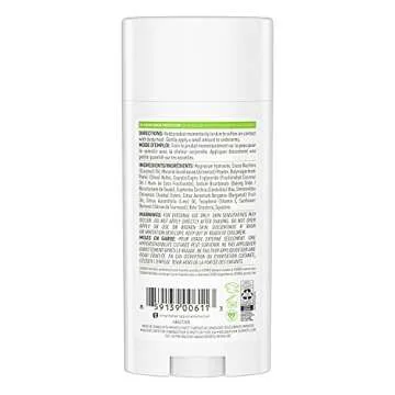 Schmidt's Aluminum Free Natural Deodorant For 24 Hour Odor Protection and Freshness, Bergamot + Lime Vegan, Certified Cruelty Free, 3.25 oz
