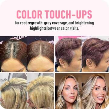 BOLDIFY Hairline Powder - Root Touch Up Hair Color for Gray Coverage - Bald Spot Concealing Hair Powder for Women & Men - 48-Hour Stain-Proof - Dark Blonde