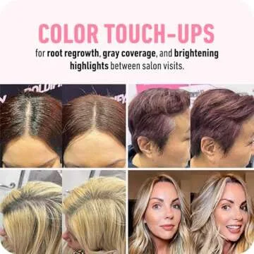 BOLDIFY Hairline Powder - Root Touch Up Hair Color for Gray Coverage - Bald Spot Concealing Hair Powder for Women & Men - 48-Hour Stain-Proof - Dark Blonde