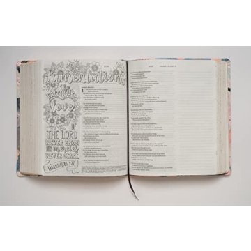 Inspire FAITH Bible NLT for Creative Journaling