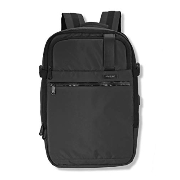 Duchamp Getaway Expandable Travel Backpack - Versatile Carry-On Suitcase in Black