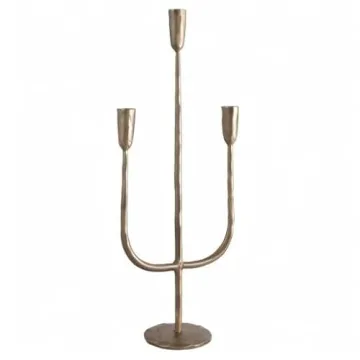 Creative Co-Op Hand-Forged Metal Candelabra for Home
