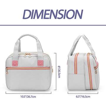 Damero Wearable Breast Pump Bag Compatible with Elvie Pumps and Pump Parts Bag with Mat & Mesh Bag Bundle