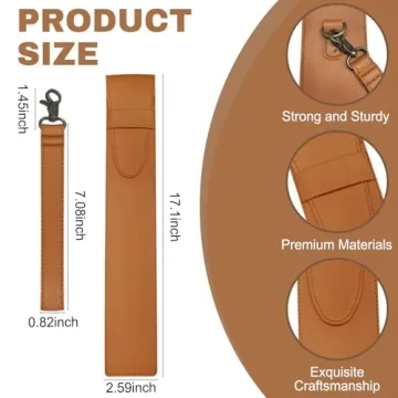 Custom Drum Stick Bag - Personalized Leather Holder for Drummers