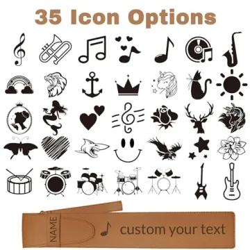 Custom Drum Stick Bag - Personalized Leather Holder for Drummers