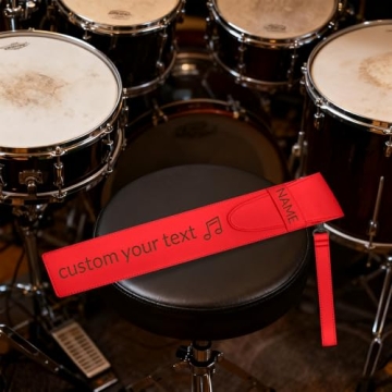 Custom Drum Stick Bag - Personalized Leather Holder for Drummers