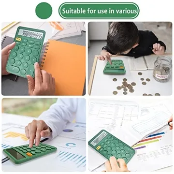 VEWINGL 12-Digit Desktop Calculator Large Display Automatic Sleep