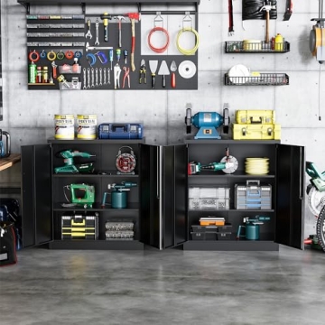 Durable STANI Metal Storage Cabinet with Adjustable Shelves