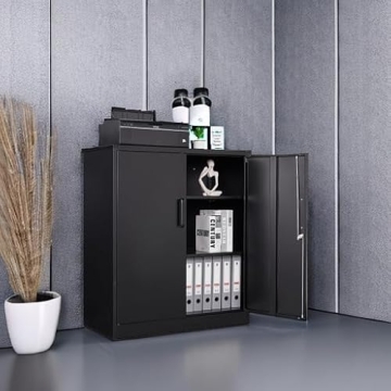 Durable STANI Metal Storage Cabinet with Adjustable Shelves