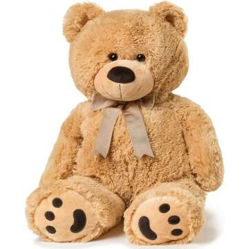 JOON Big Teddy Bear 30 Inches Tan Plush Toy