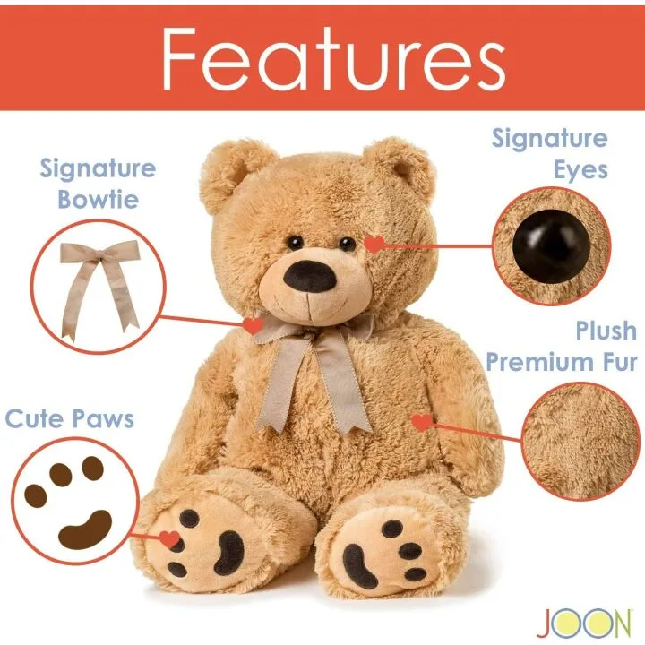 JOON Big Teddy Bear 30 Inches Tan Plush Toy