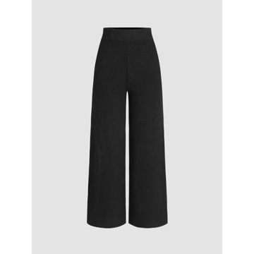 CIDER Lounge Pants for Women Wide Leg Knit Casual Warm