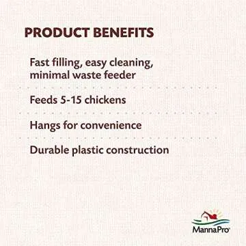 Harris Farms Free Range Hanging Poultry Feeder