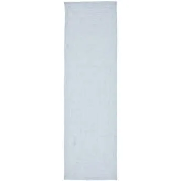 SAFAVIEH Braided Collection 2'3" x 12' Light Blue BRD176A Handmade Country Cottage Reversible Cotton Runner Rug