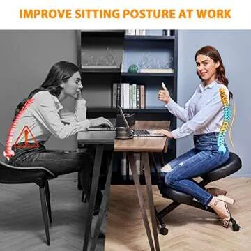 Himimi Ergonomic Kneeling Chair for Better Posture