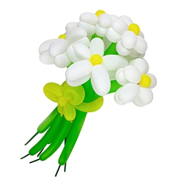 100Pcs White Twisting Balloons for Parties and Crafts