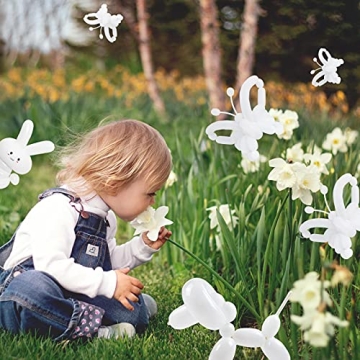 100Pcs White Twisting Balloons for Parties and Crafts