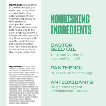 Babe Eyebrow Serum for Fuller Brows with Biotin & Castor Oil