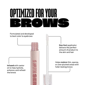 Babe Eyebrow Serum for Fuller Brows with Biotin & Castor Oil