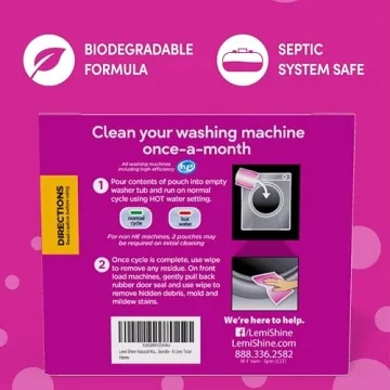 Lemi Shine Washing Machine Cleaner with Citric Acid