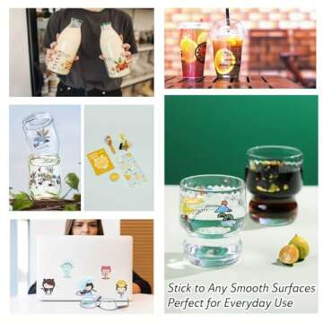 Koala Printable Clear Sticker Paper - ONLY for LASER Printer - 8.5x11 Inch 20 Sheets Full Sheet 100% Transparent Label Paper for DIY Personalized Decals, Labels