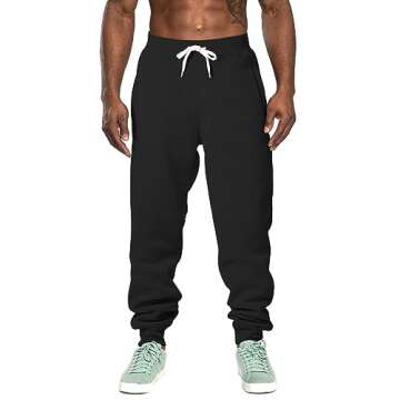 Southpole Men's Basic Active Fleece Jogger Pants - Regular & Big Tall Sizes