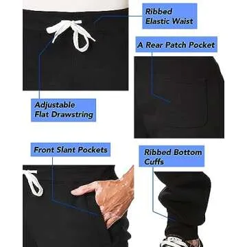 Southpole Men's Active Fleece Jogger Pants | Comfort & Style