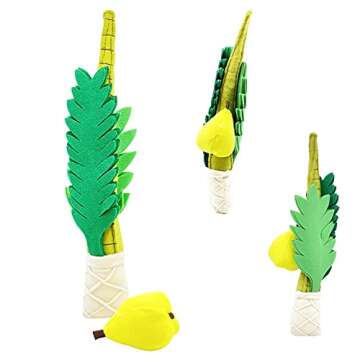 The Dreidel Company Plush Lulav and Etrog, Children's Toy Set for Sukkot (Single)