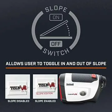 Bushnell Tour V4 Shift (Slope) Golf Laser Rangefinder - Compact & Accurate