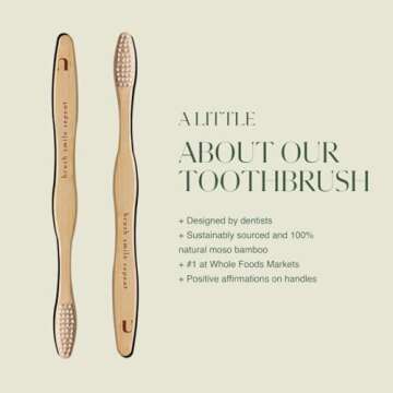 Plus Ultra Bamboo Toothbrush - Eco-Friendly Soft Bristles