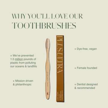 Plus Ultra Bamboo Toothbrush - Eco-Friendly Soft Bristles