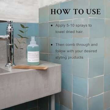 Davines MELU Hair Shield, Heat Protection, Soft And Shiny Results For All Hair Types, 8.42 Fl. Oz.