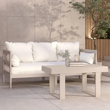 Milliard Modern Outdoor Sofa with Cushions & Table for Patios