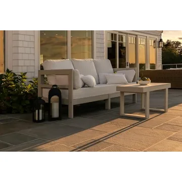 Milliard Modern Outdoor Sofa with Cushions & Table for Patios