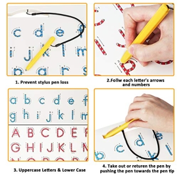 Apfity Magnetic Alphabet Board for Learning and Fun