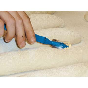 Mure & Peyrot Bread Lame Combo, Made in France, Model Adour, Professional Dough Scoring Tool with Safe Locking Mechanism, One Protective Cover, and 11 Blades Included, Trusted Brand since 1904