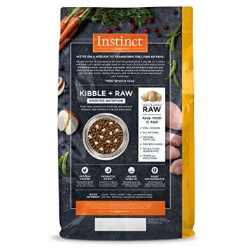 Instinct Raw Boost, Natural Dry Dog Food with Freeze Dried Pieces, High Protein, Grain Free Recipe -...
