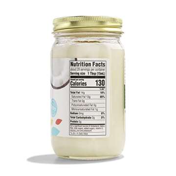 365 by Whole Foods Market Organic Refined Coconut Oil (Pack of 2) 14 Fl Oz