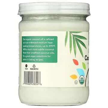 365 Organic Refined Coconut Oil for Cooking & Baking