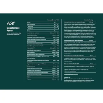 AG1 Greens Powder - Gut Health & Multivitamin Boost
