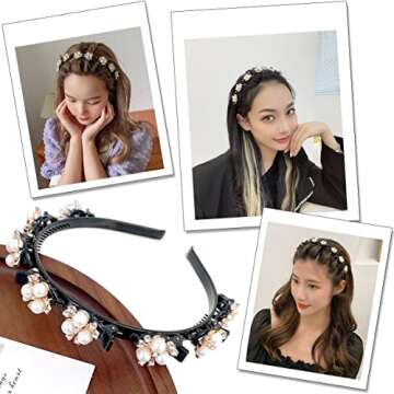 KKSS 9 Pcs Hair Clips for Women with Sparkling Crystals