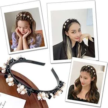 KKSS 9 Pcs Hair Clips for Women with Sparkling Crystals