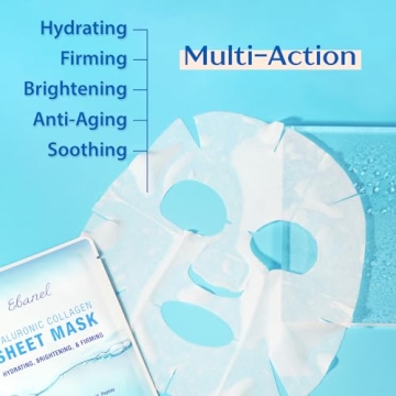 Ebanel Hydrating Face Masks 15 Pack for Youthful Skin